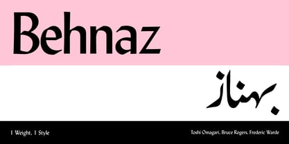Behnaz Font Poster 1